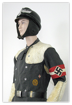 Motard du parti NSKK (Nationalsozialistisches Kraftfahrkorps)