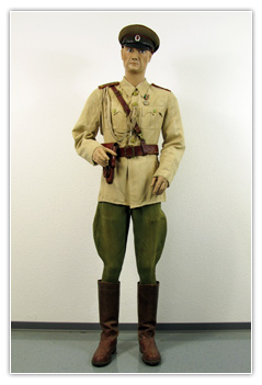 Officier lieutenant armée de terre tenue été 